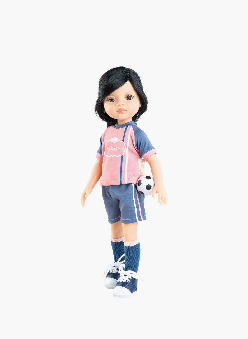 Doll "Football player Candy" 32 cm