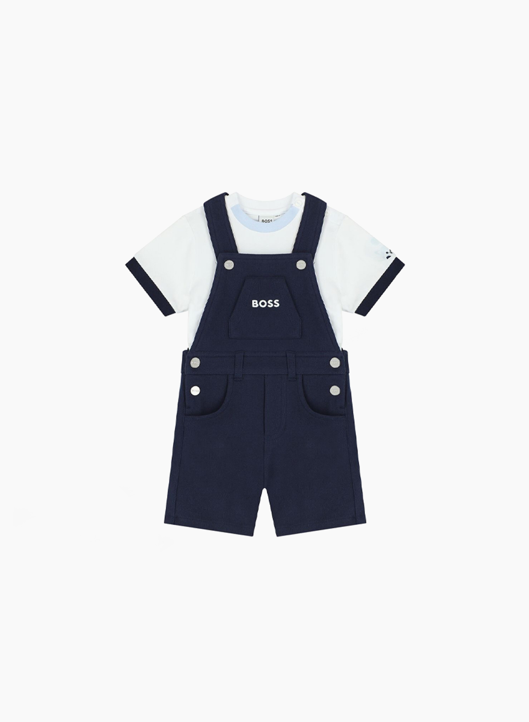 Dungarees and t-shirt set