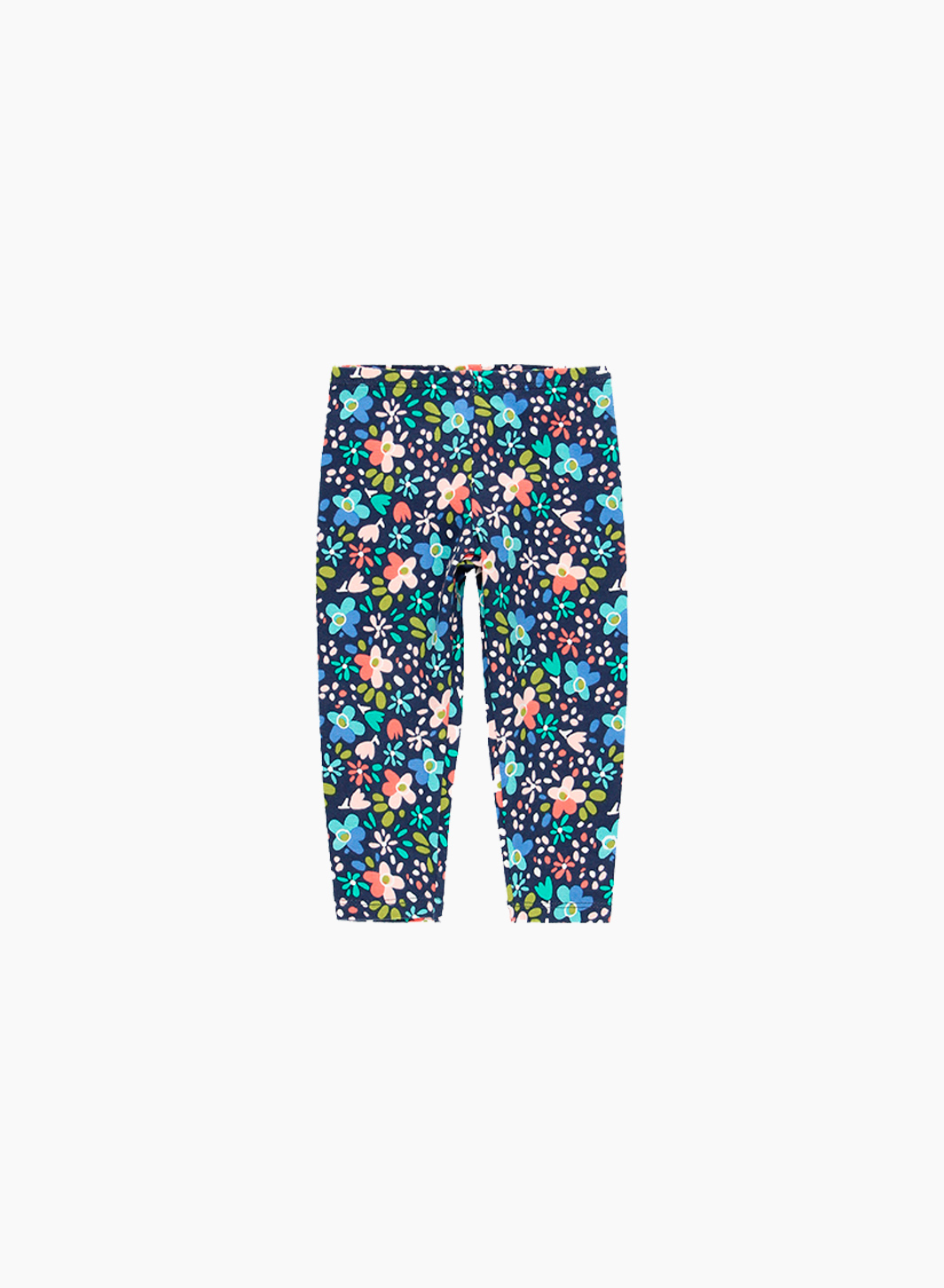 Floral cotton leggings