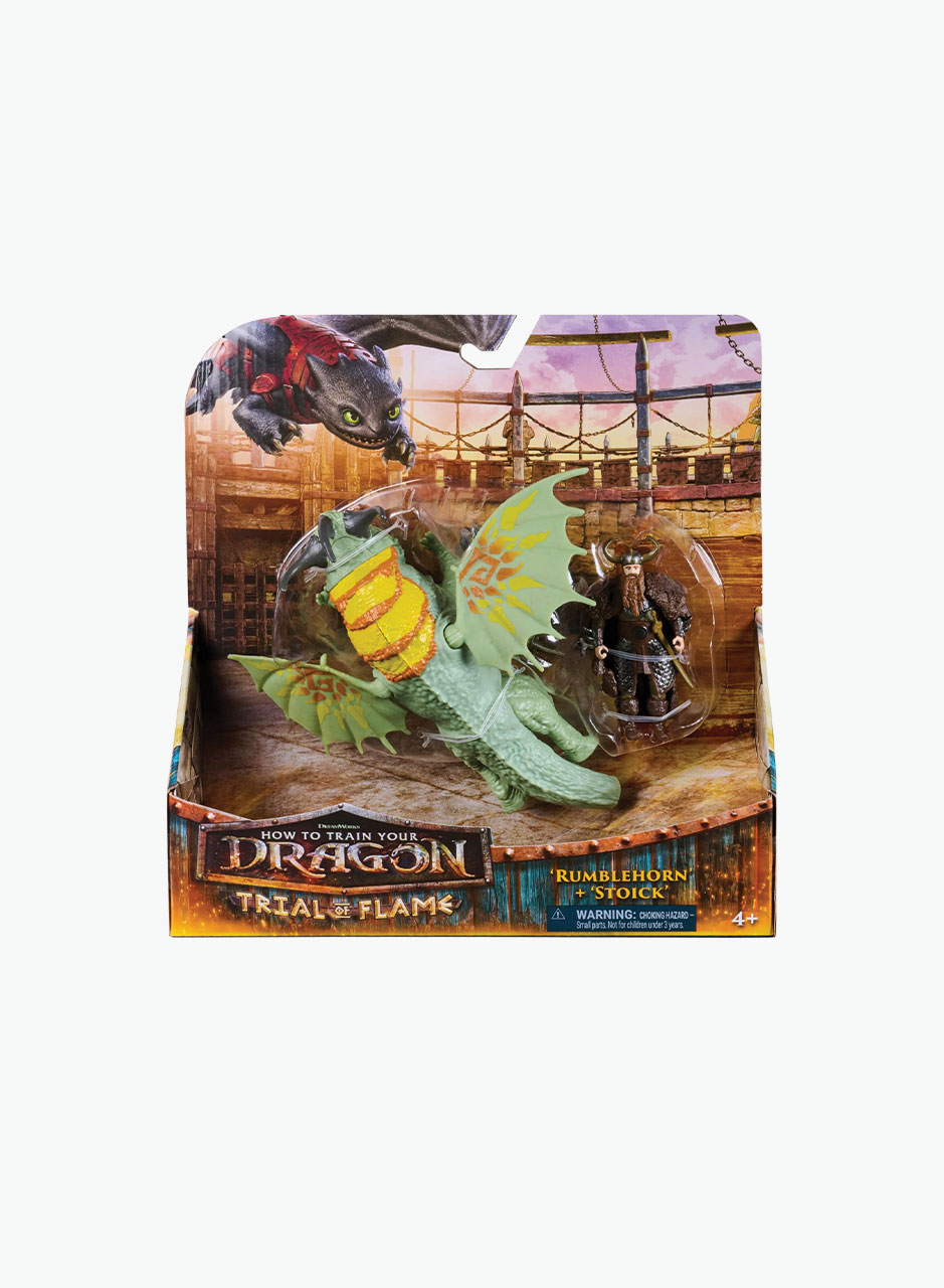 Ֆիգուրների հավաքածու Dreamworks Dragons «Ռամբլհորնը և Ստոյկը»