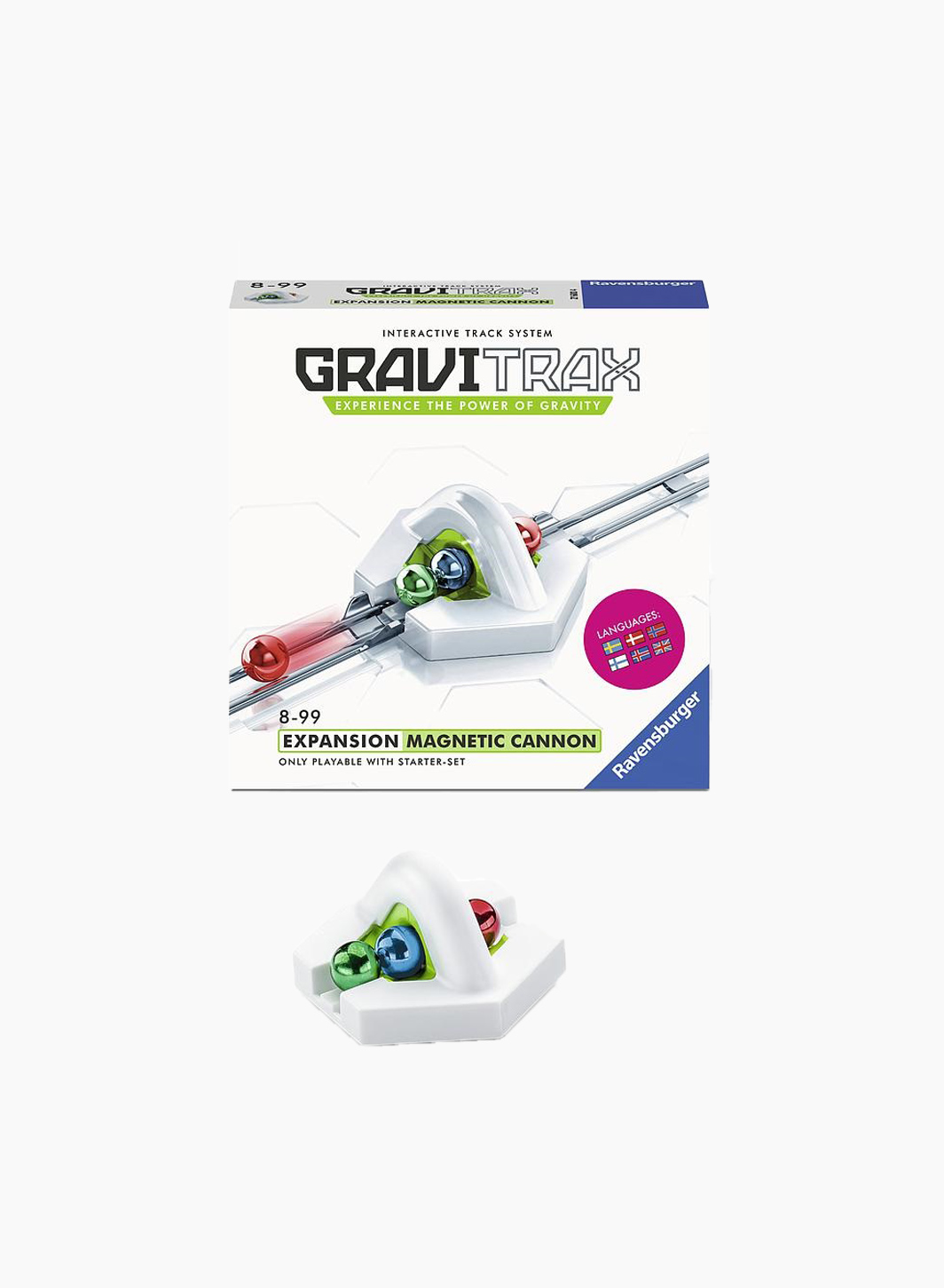 Educational game's expansion "GraviTrax Magnetic Cannon"