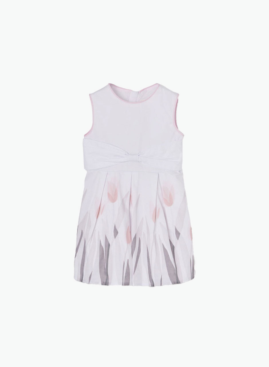 Delicate dress with floral print