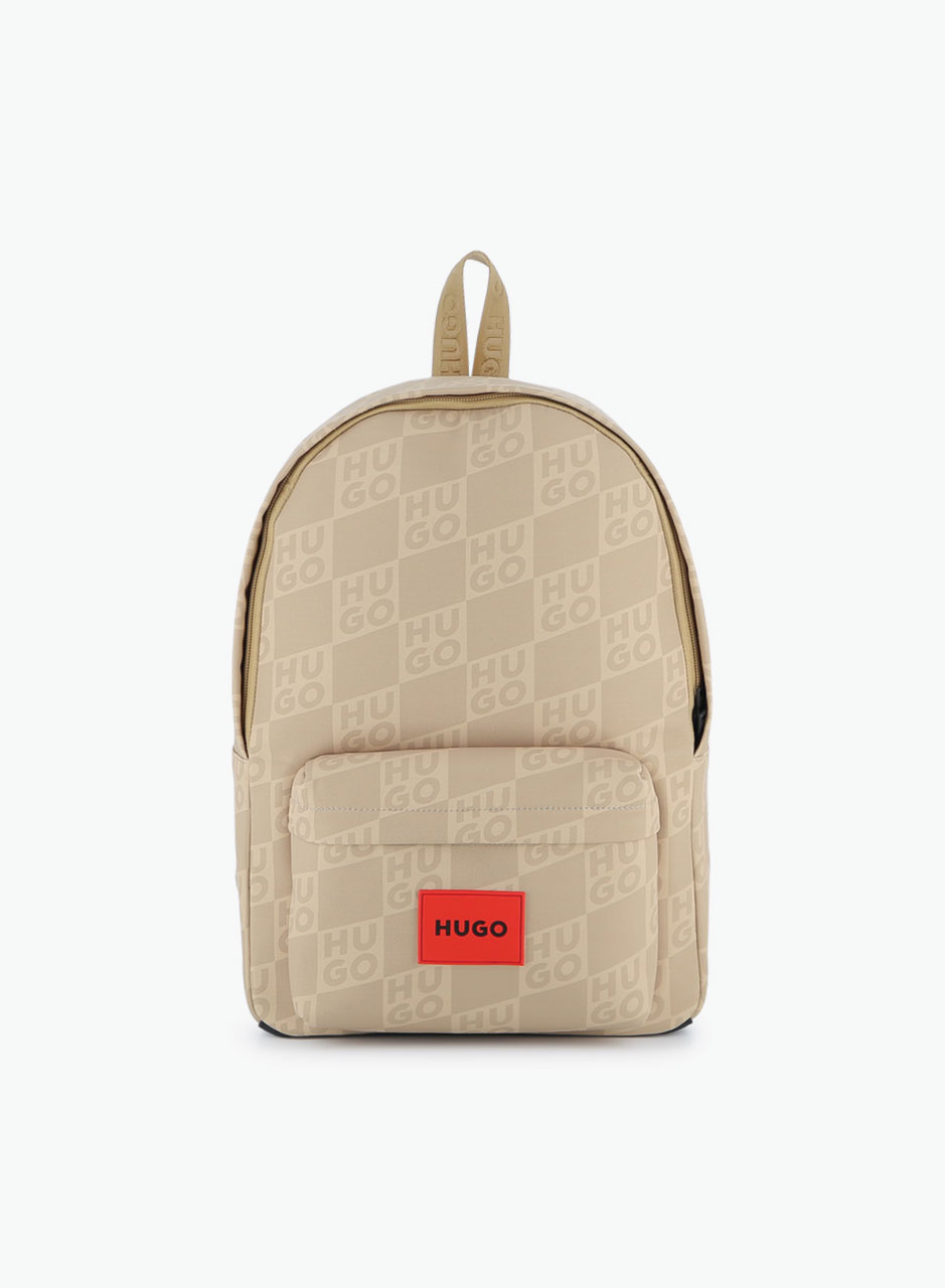 Spacious backpack with logo