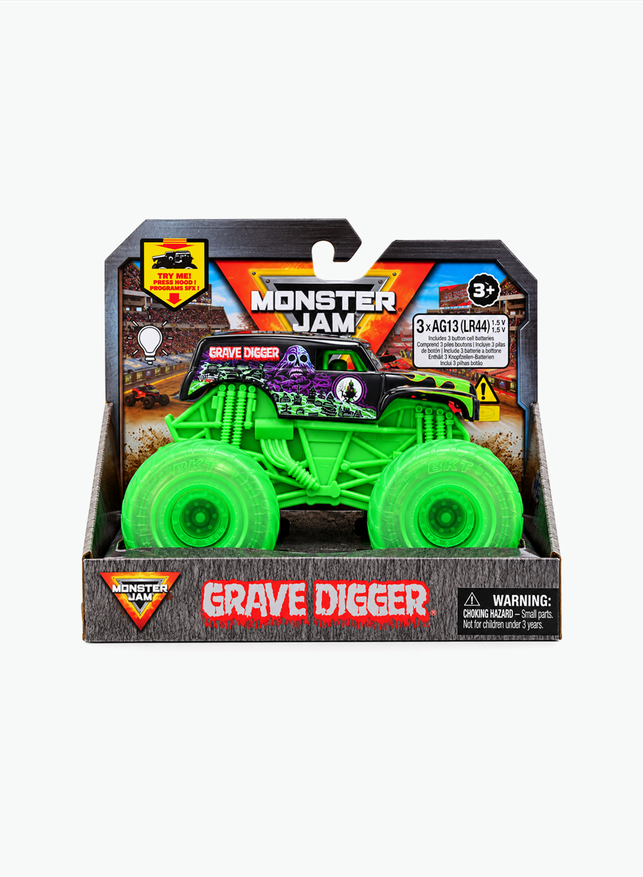 Լուսավորվող անիվներով մեքենա Monster Jam