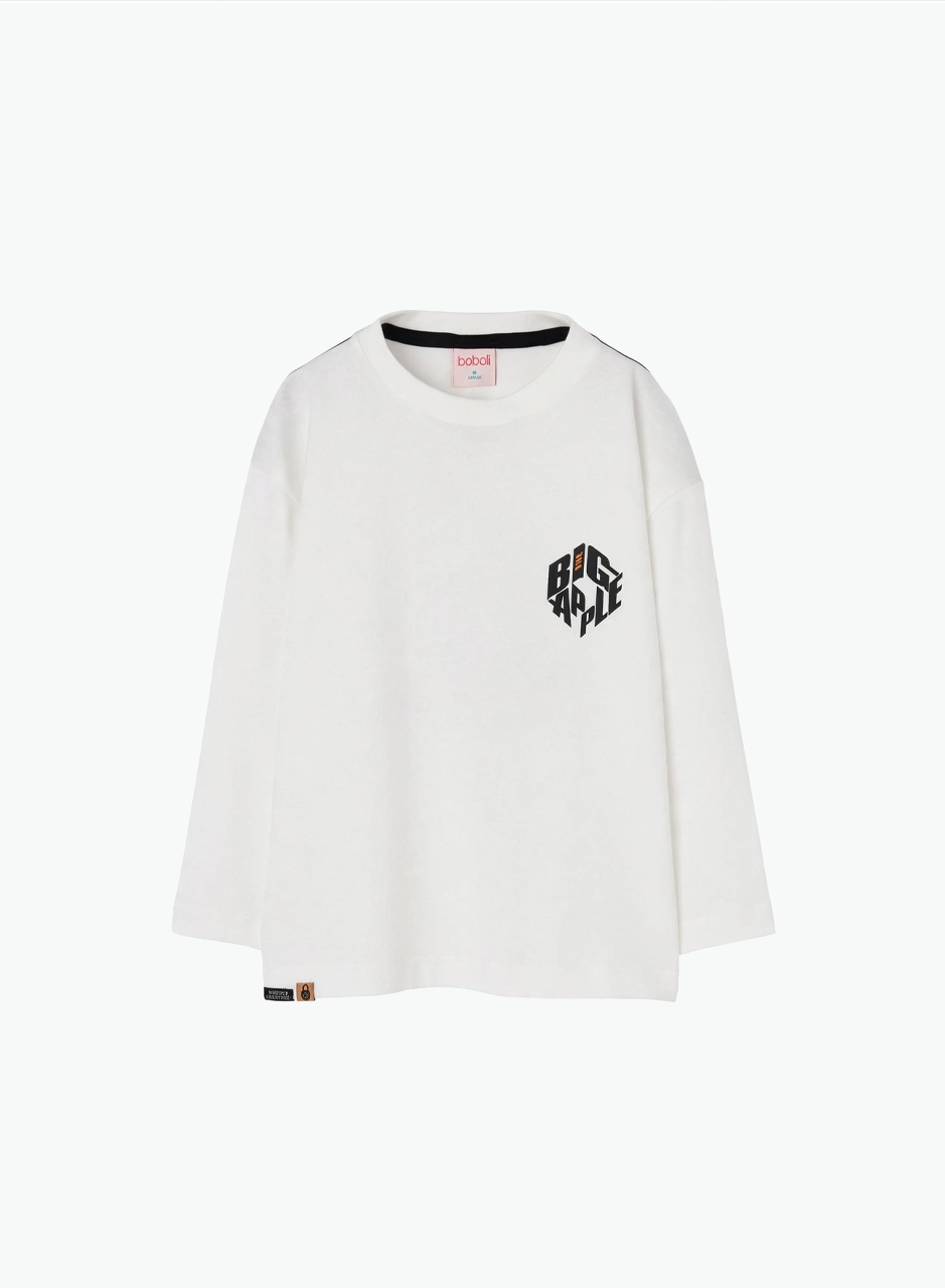 Knitted long sleeve shirt "Big apple"