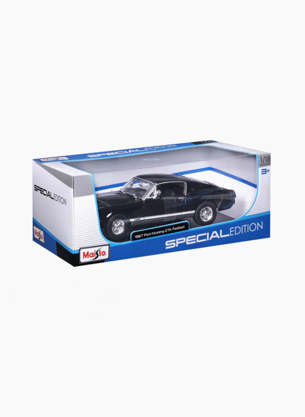 Car "1967 Ford Mustang Fastback" Scale 1:18