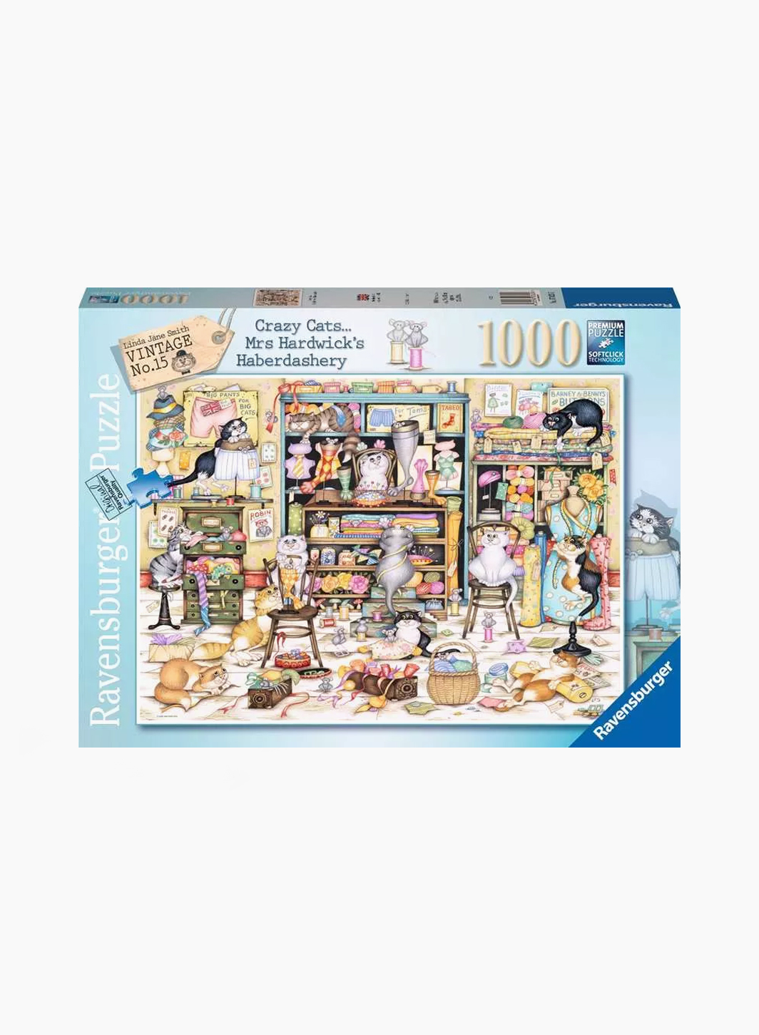 Puzzle "Crazy cats" 1000 pc.