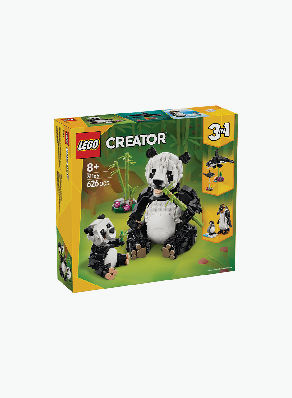 Կառուցողական խաղ Creator «Վայրի կենդանիներ. պանդաների ընտանիք»