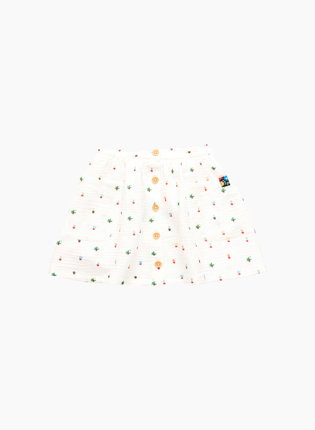 Պրինտով և կոճակներով կիսաշրջազգեստ Պրինտով և կոճակներով կիսաշրջազգեստ