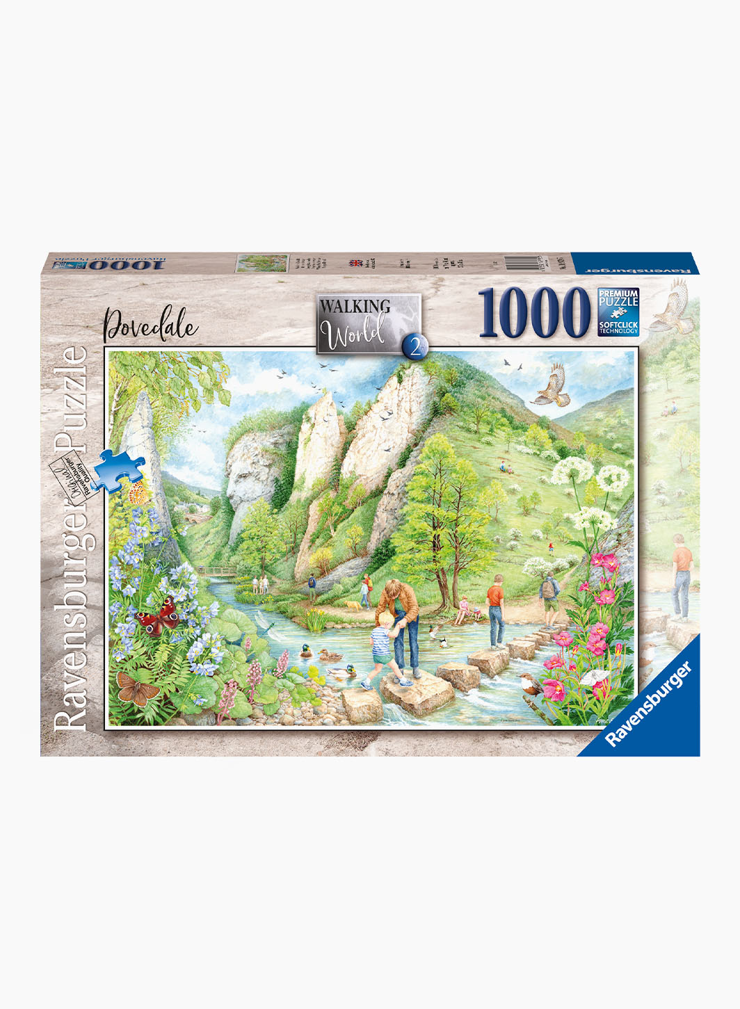 Puzzle "Dovedale. Walking world" 1000 pc.