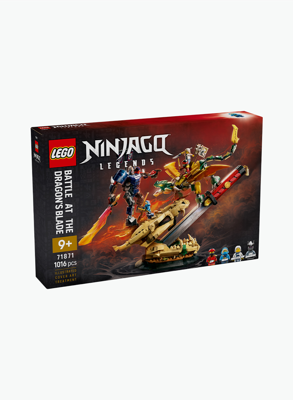Կառուցողական խաղ Ninjago «Պայքար վիշապի թրի մոտ»