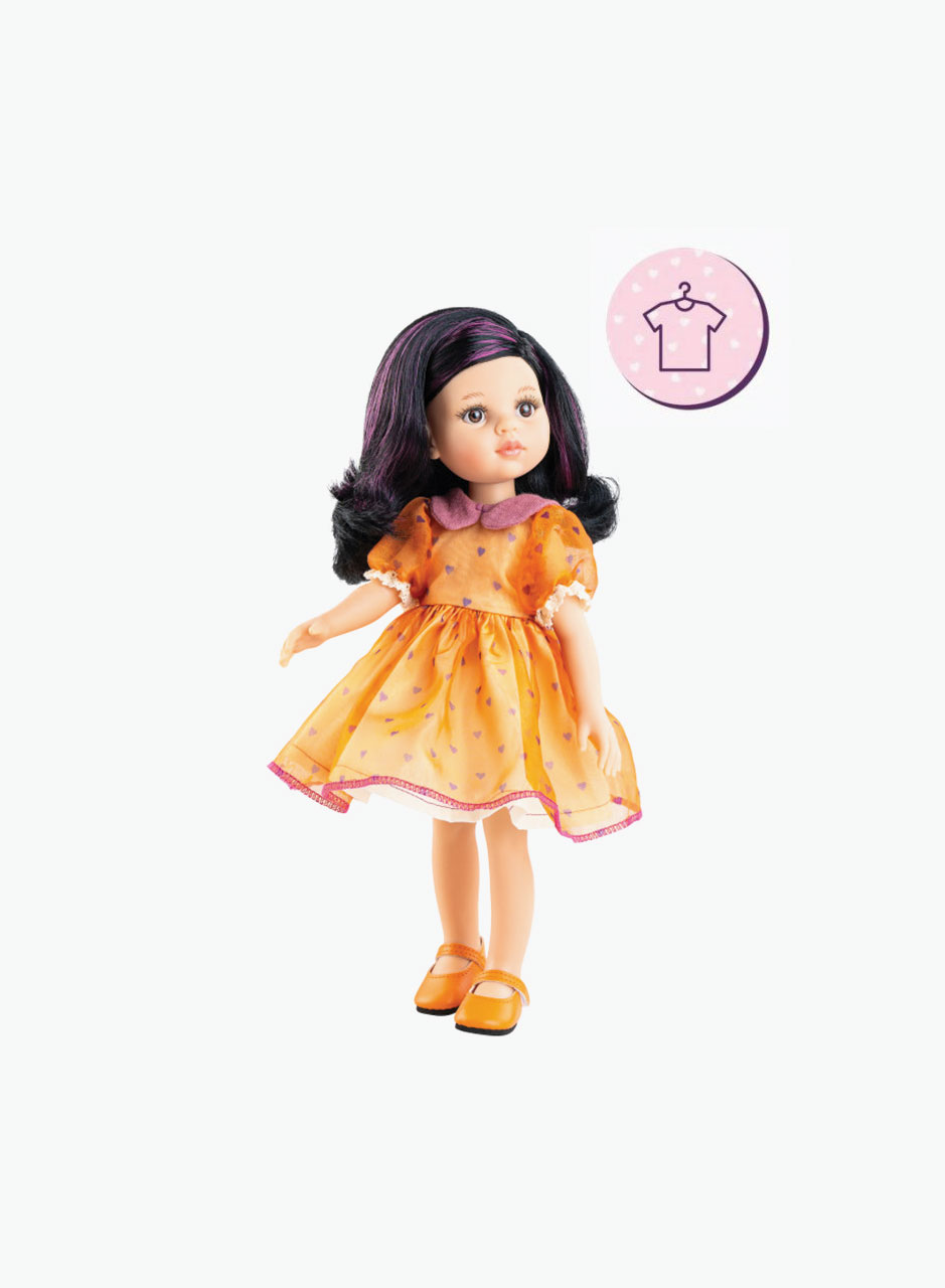 Doll orange dress
