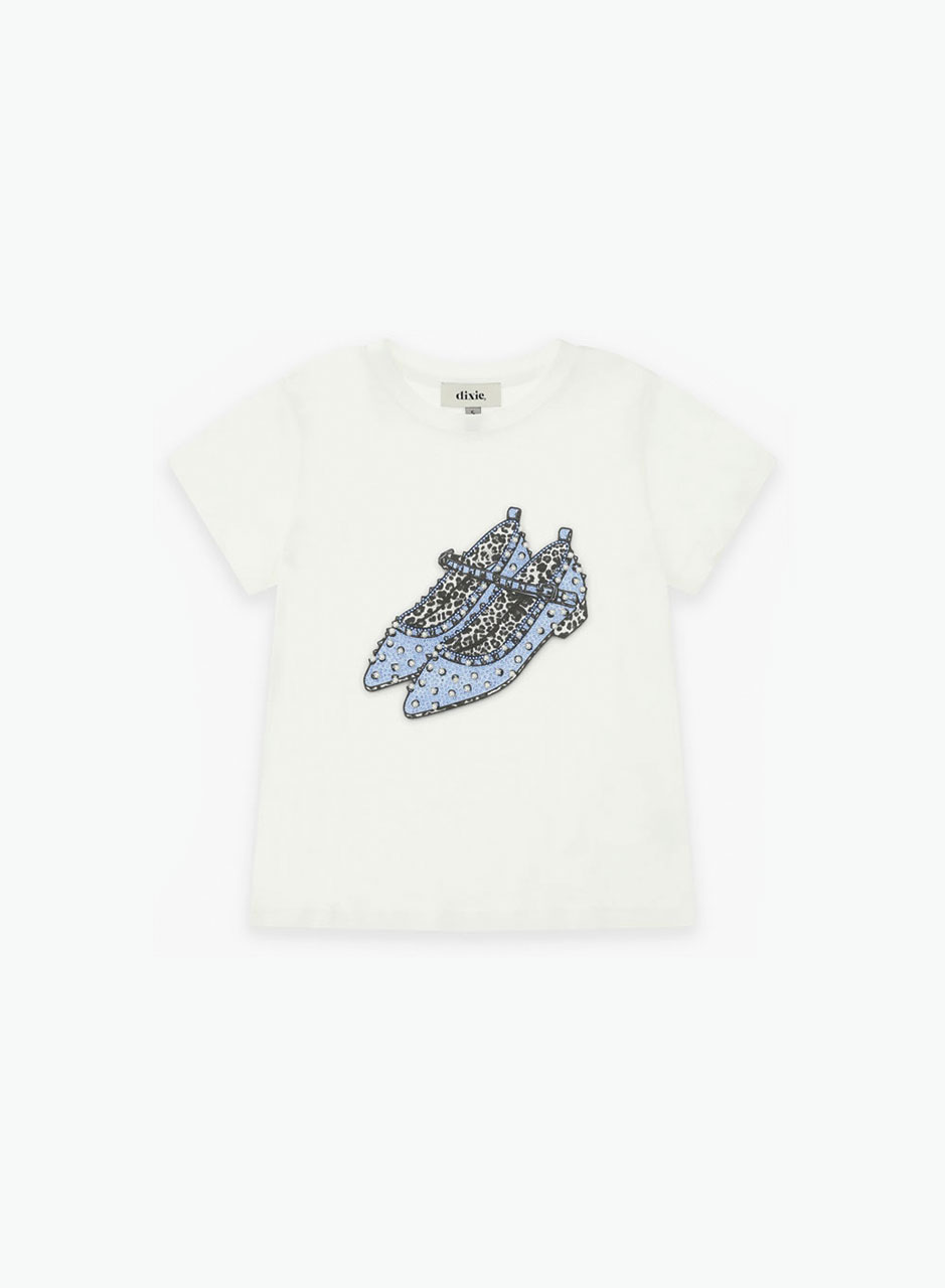 Shoe print T-shirt Shoe print T-shirt