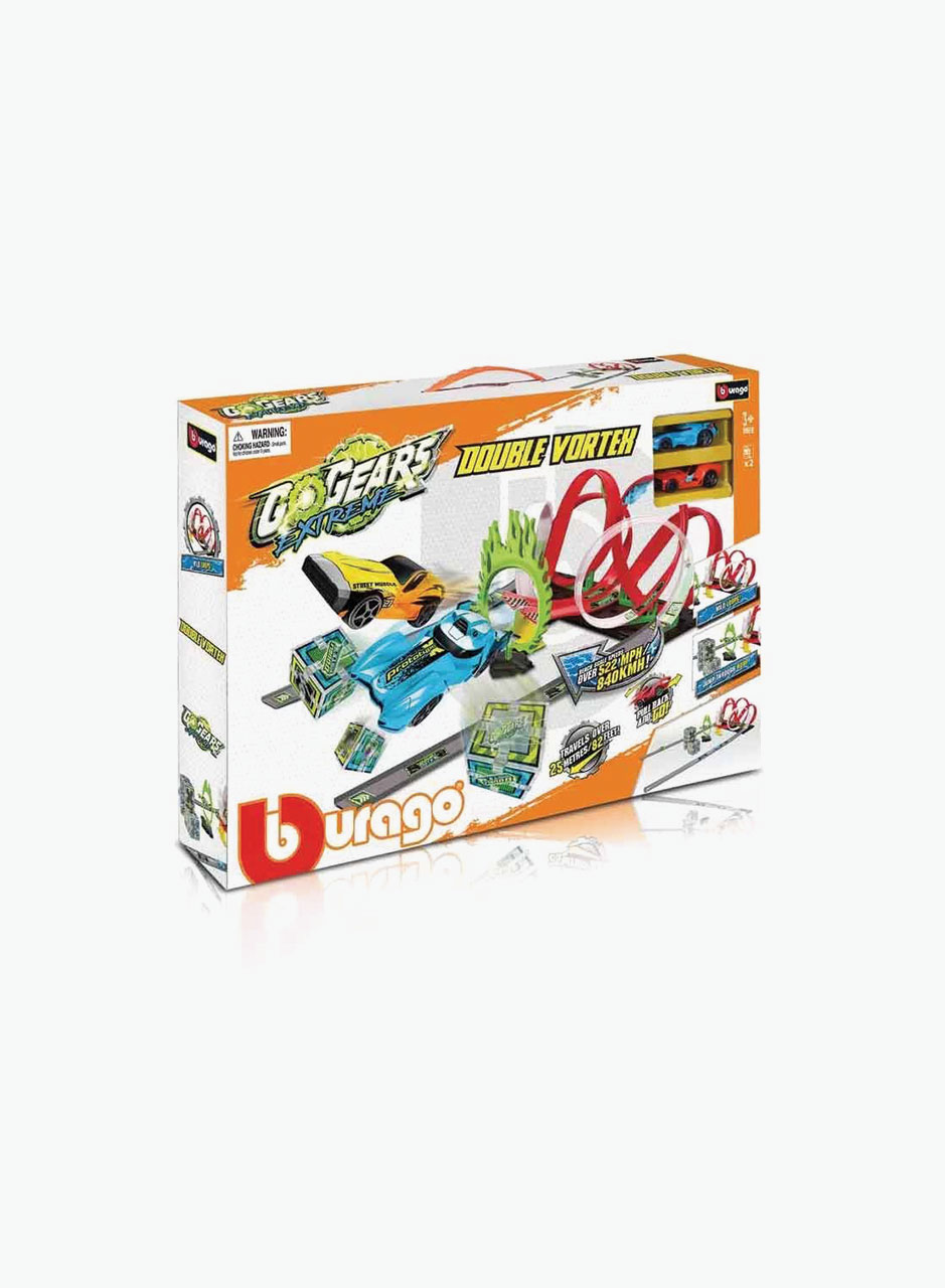 Խաղային հավաքածու Play Set «Կրկնակի մրրիկ Go Gears, 2 մեքենա» Խաղային հավաքածու Play Set «Կրկնակի մրրիկ Go Gears, 2 մեքենա»