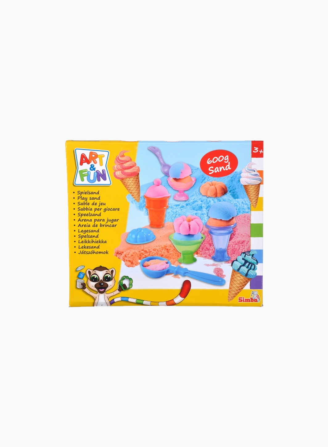 Կինետիկ ավազի հավաքածու «Պաղպաղակ» Կինետիկ ավազի հավաքածու «Պաղպաղակ»