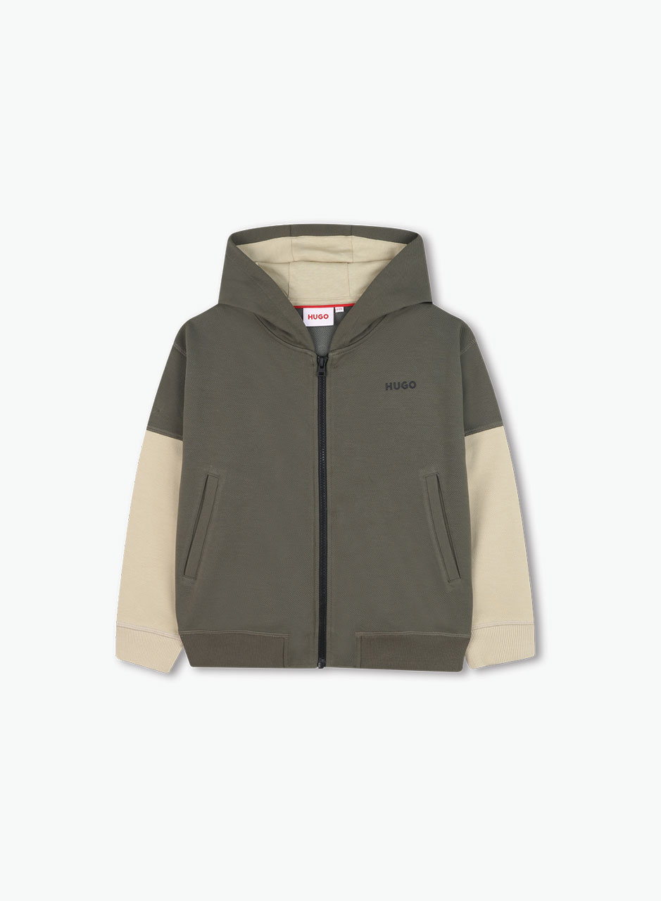 Autumn hooded outerwear