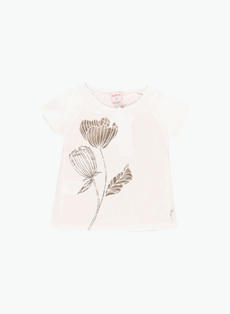 Cotton T-shirt "Flower"