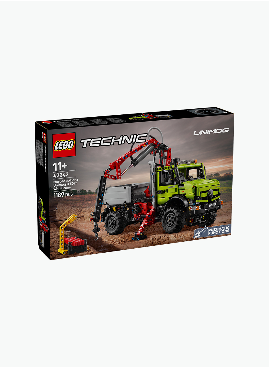Constructor Technic "Mercedes-Benz Unimog U 5023 with Crane"