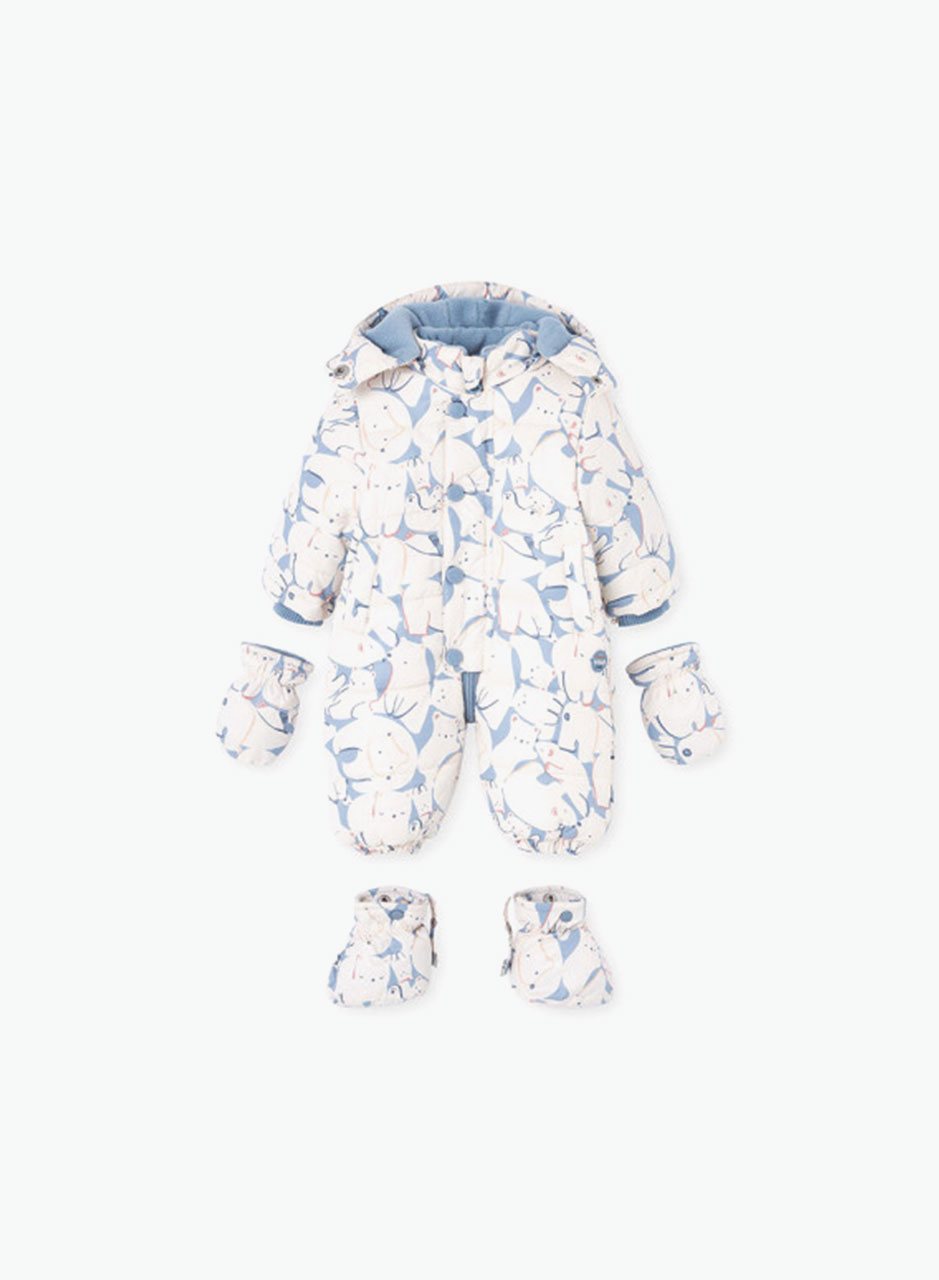 Կոմբինեզոն՝ շարժական ձեռնոցներով և տոտիկներով Կոմբինեզոն՝ շարժական ձեռնոցներով և տոտիկներով