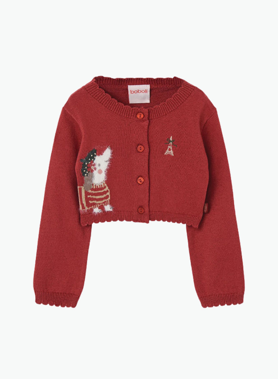 Knitted soft cardigan