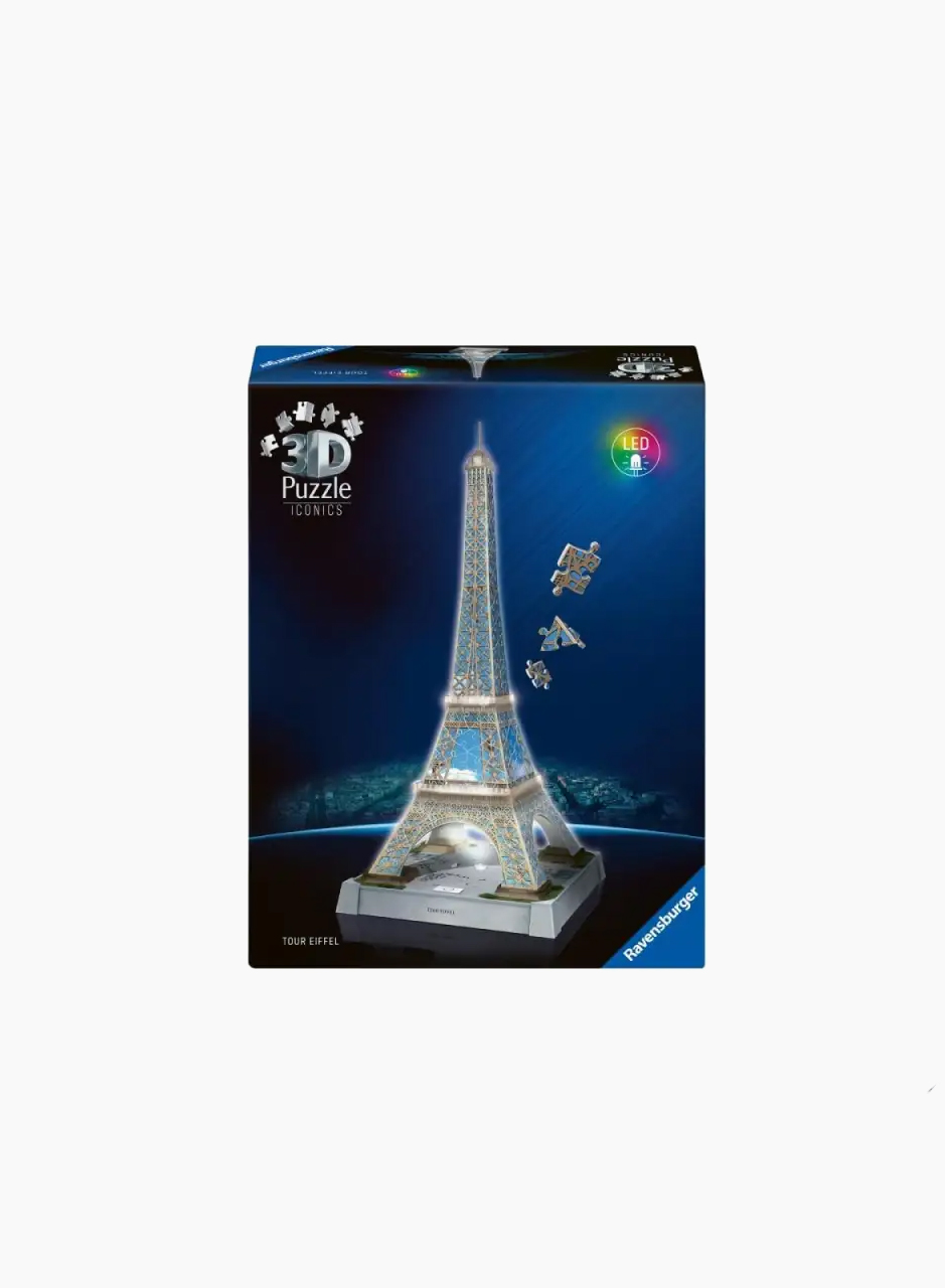 3D пазл "Эйфелева башня с подсветкой" 216 шт.