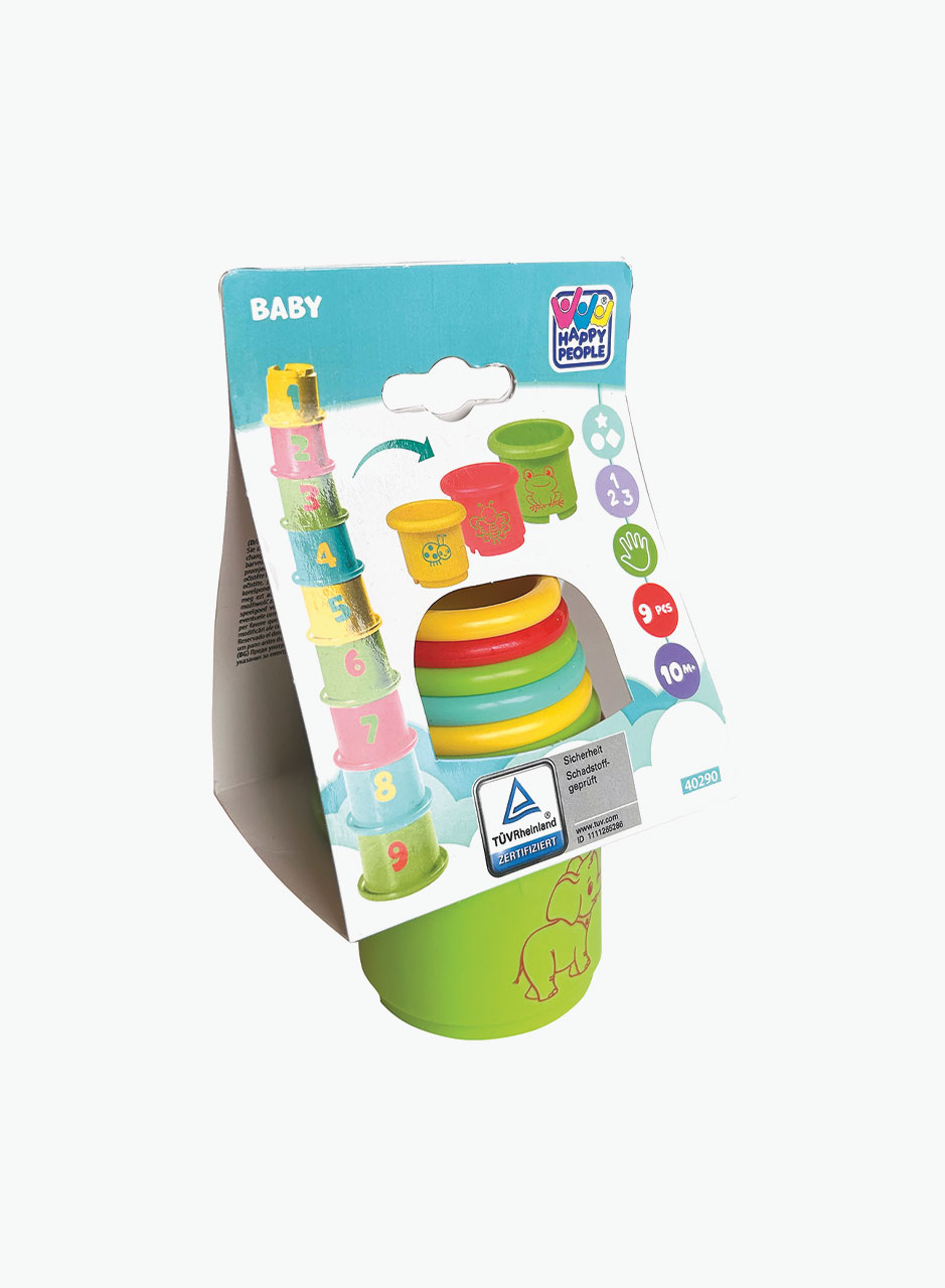 Развивающая игрушка «Чашки» 9 шт
