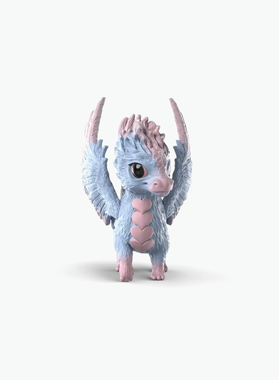 Animal figurine "Crystal Dragon Hatchling"
