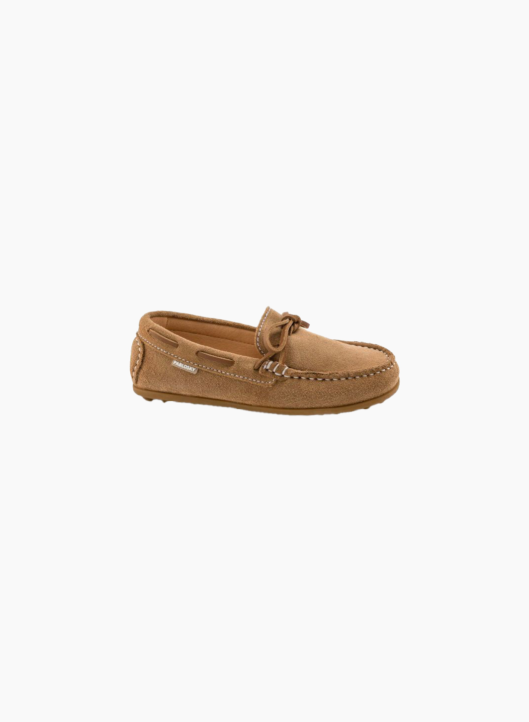 Lace up suede moccasins