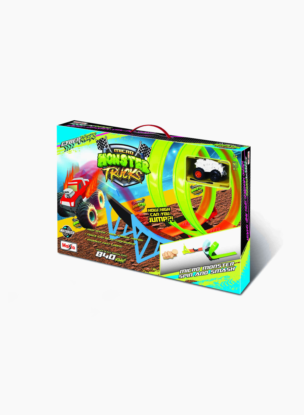 Игровой набор Maisto Cyber Racers "Micro monster spin and smash"