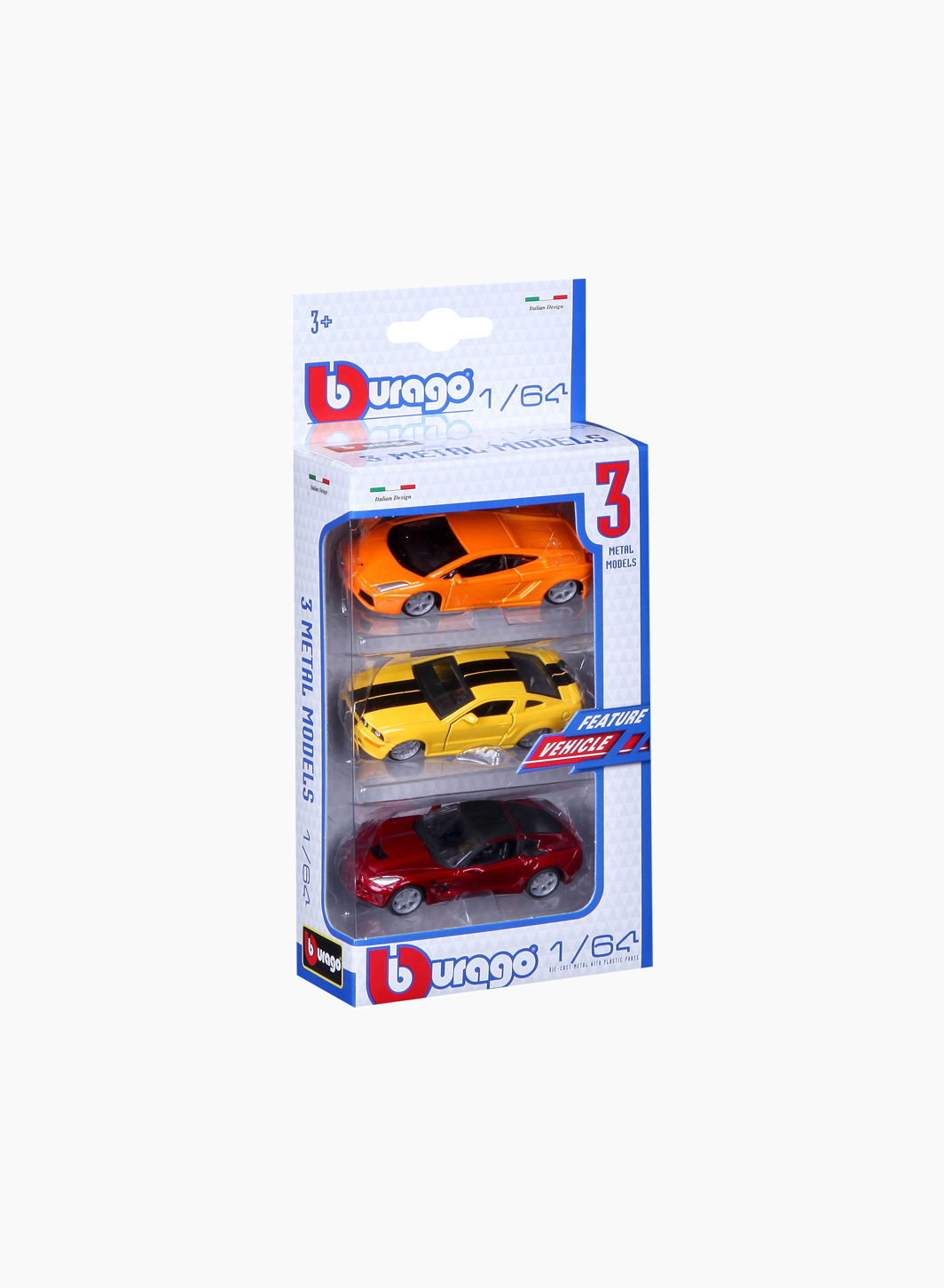 Car "Vehicles, 3-PK." Scale 1:64