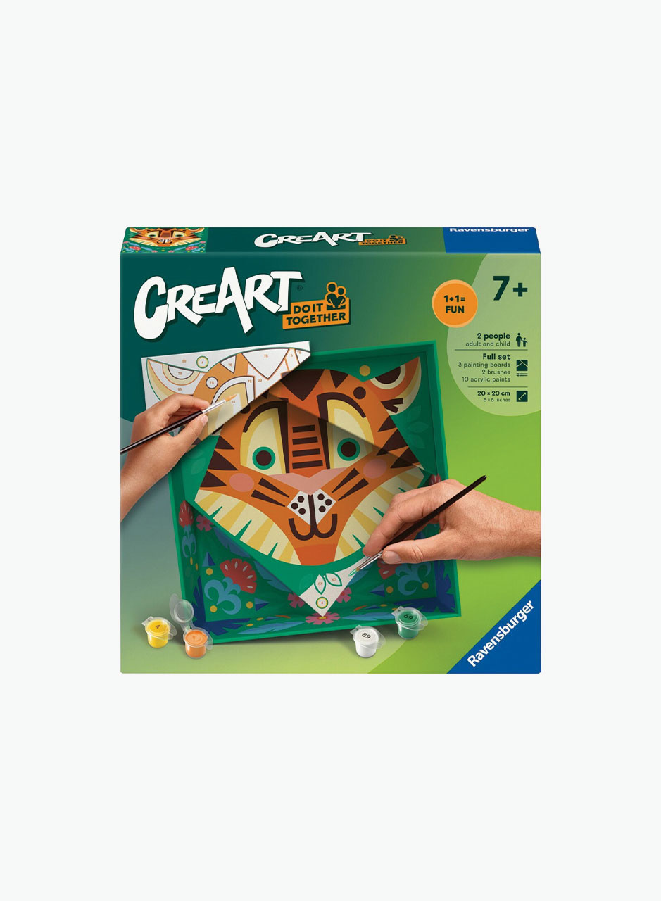 Painting with numbers "Tiger"