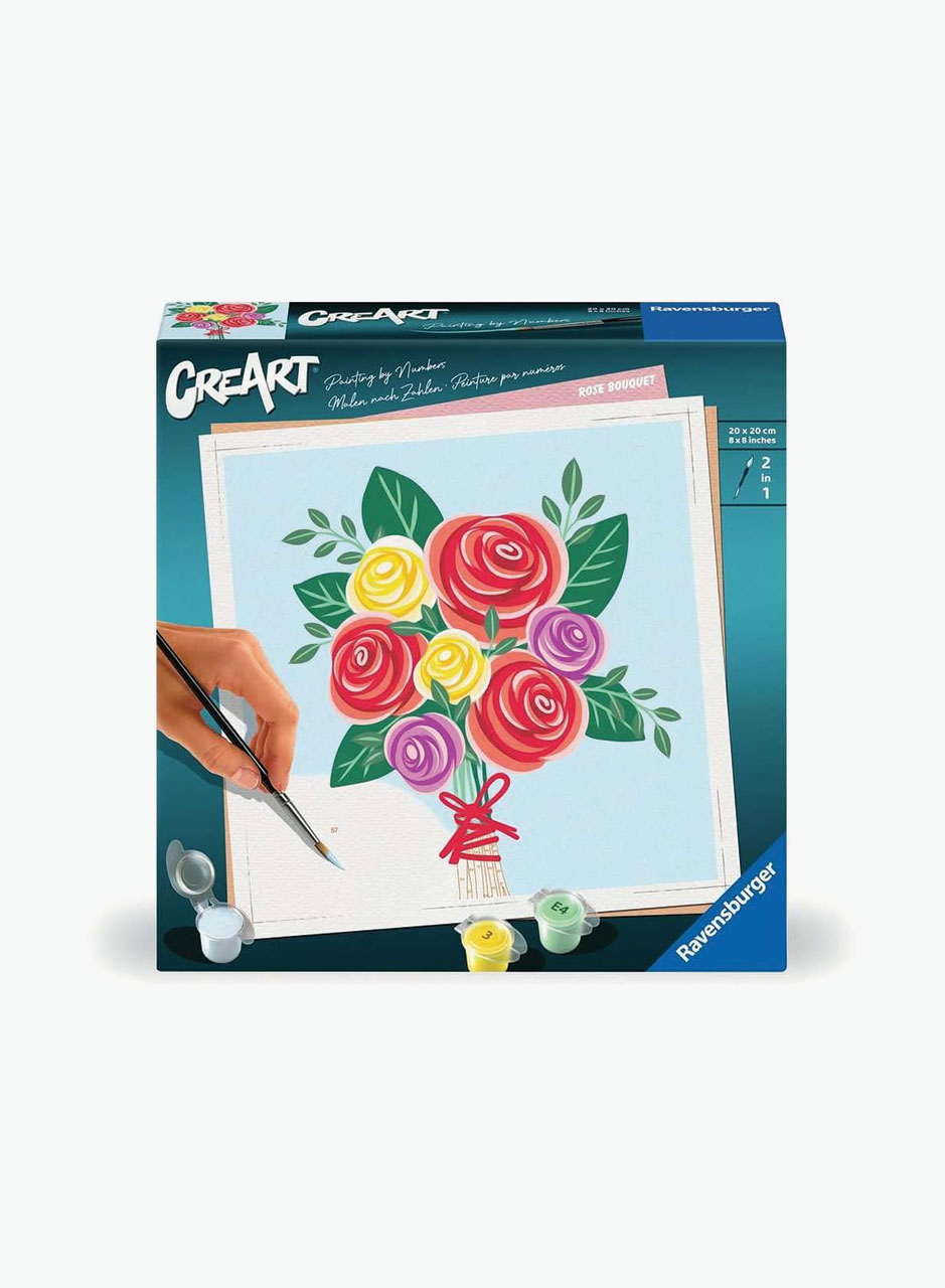 Картина по номерам "Букет роз"