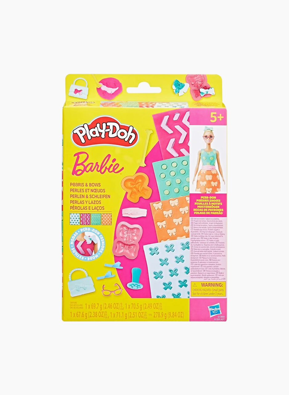 Plasticine set Play-Doh "Barbie pearls and bows"