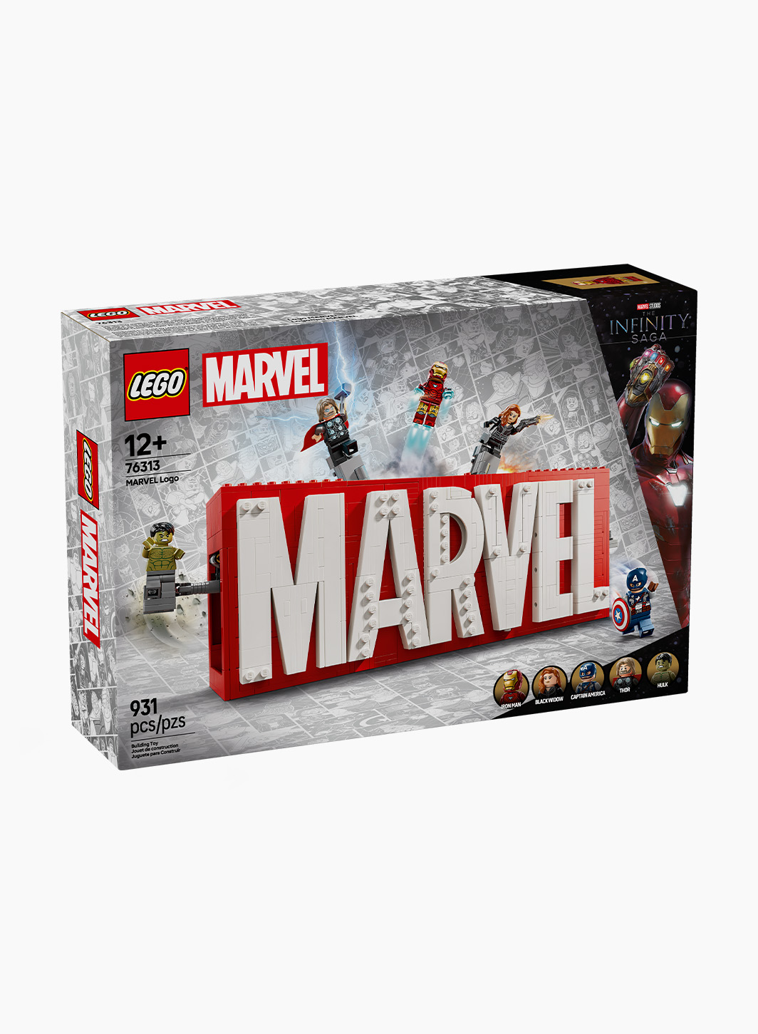 Կառուցողական խաղ Marvel «MARVEL-ի լոգոտիպ և մինիֆիգուրներ» Կառուցողական խաղ Marvel «MARVEL-ի լոգոտիպ և մինիֆիգուրներ»