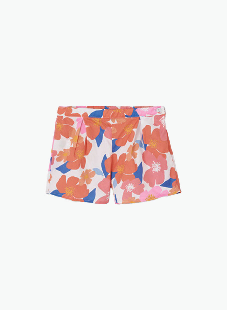 Летние шорты с цветочным принтом