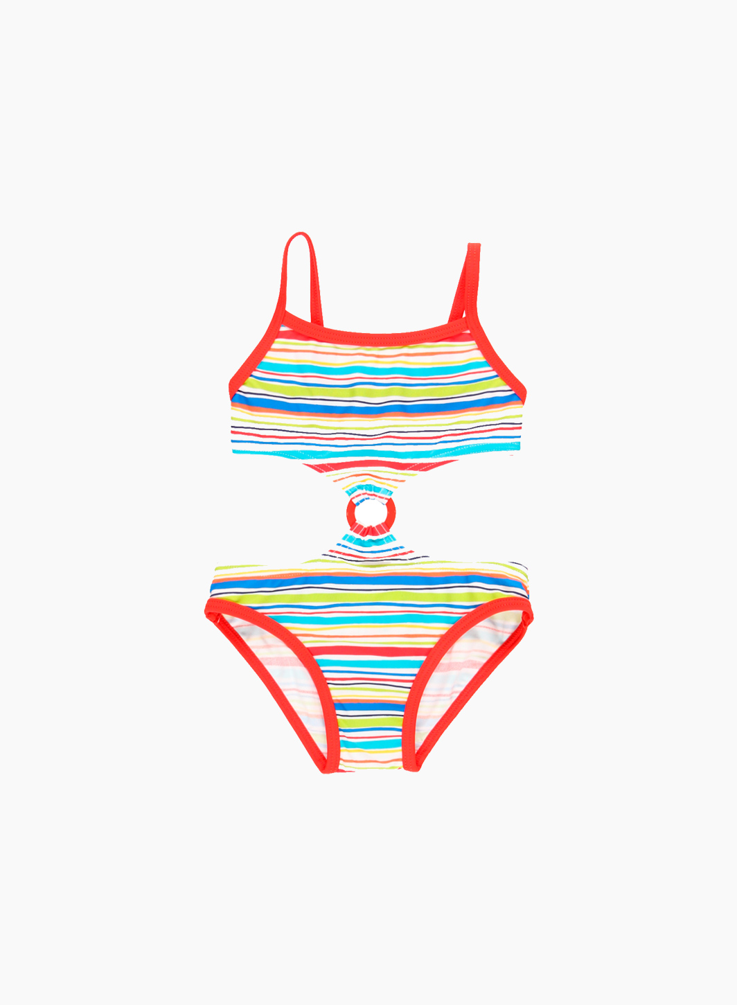 Striped swimsuit