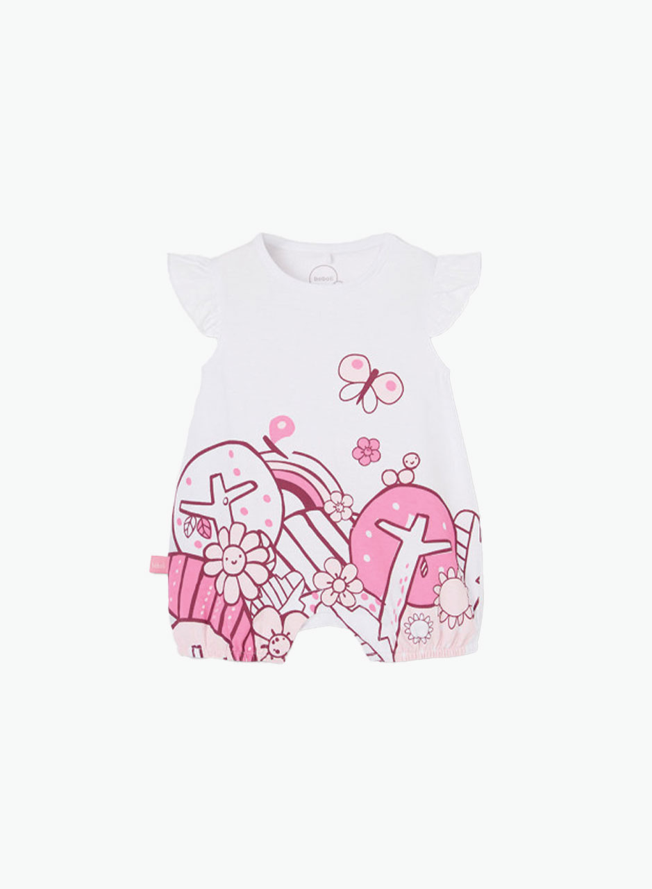 Girl's bodysuit with summer print