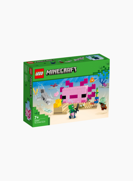 Կառուցողական խաղ Minecraft «Աքսոլոտլի տունը»