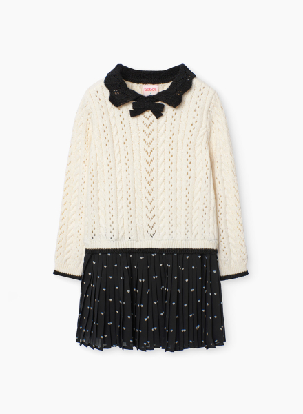 Knitwear combined dress