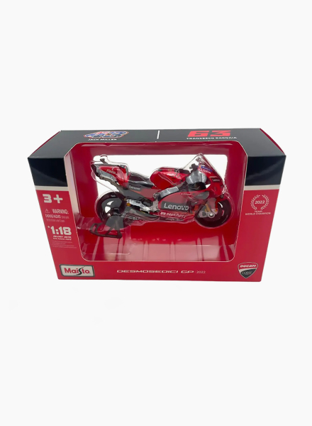 Motorcycle "Ducati Lenovo Team 2022" Scale 1:18