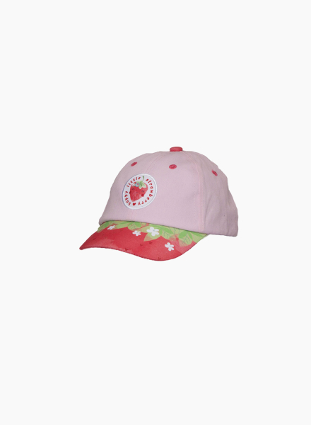 Детская кепка с "Happy little strawberry"