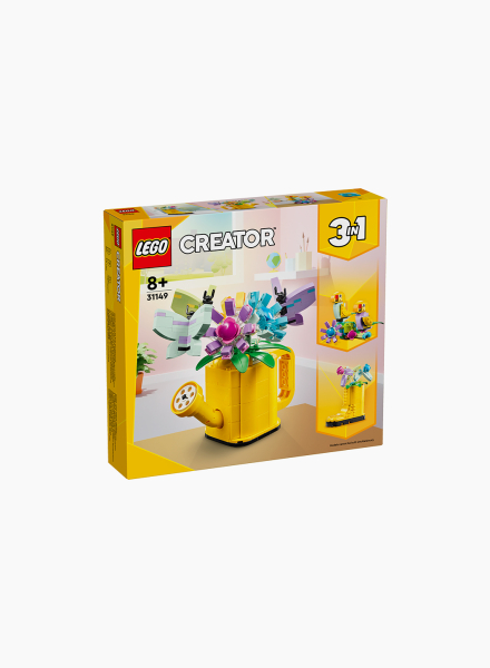 Constructor Creator "Flowers in watering can"