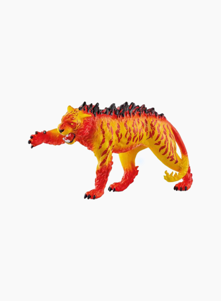 Mythical animal figurine "Lava tiger"