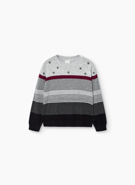 Striped soft sweater