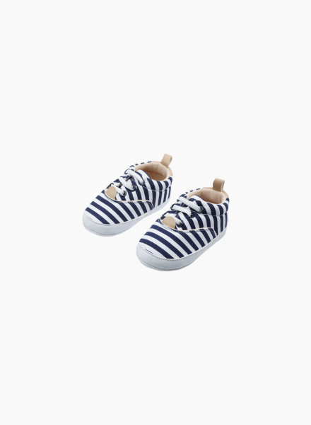 Striped children's shoes