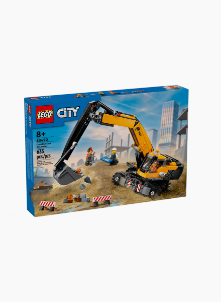 Constructor City "Yellow construction excavator"