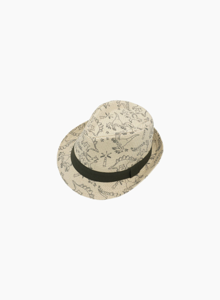 Trilby summer hat "Dinosaurs"