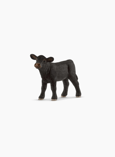 Фигурка животного "Черный теленок ангуса"