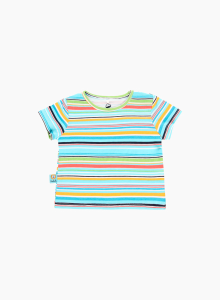 Colorful striped T-shirt