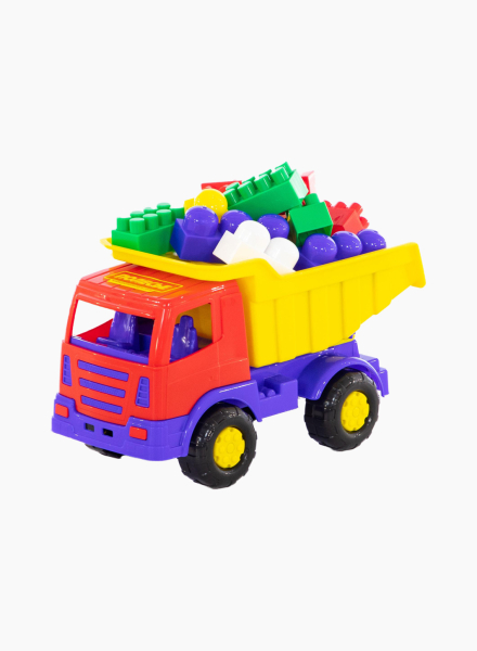 Dump truck and constructor